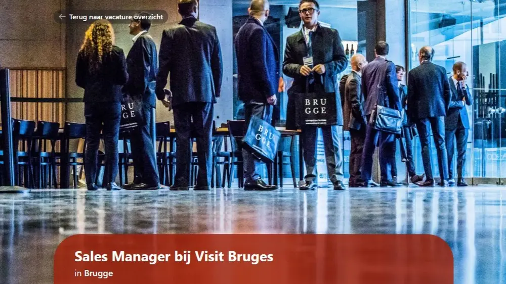 Visit Bruges vacature