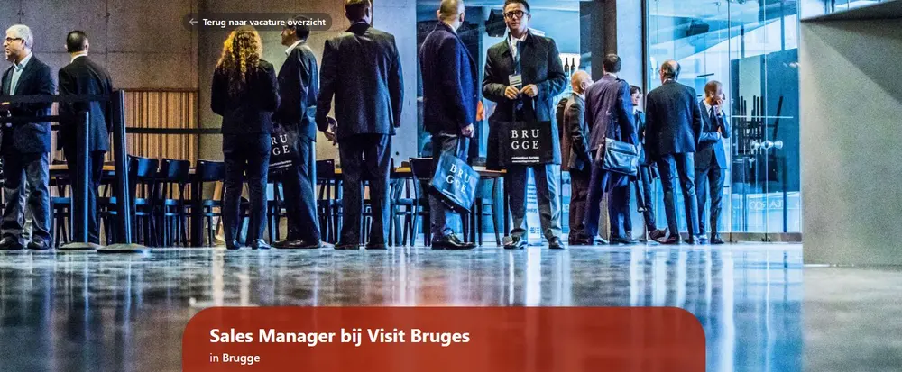Visit Bruges vacature