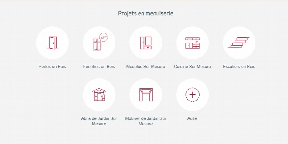 projets des menuisiers