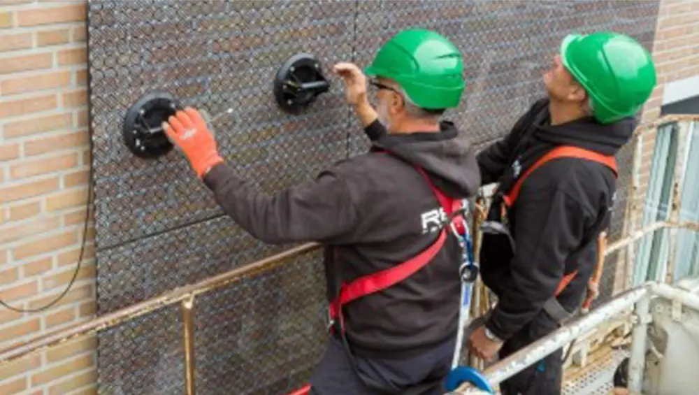 zonne-energie opwekkende gevelpanelen