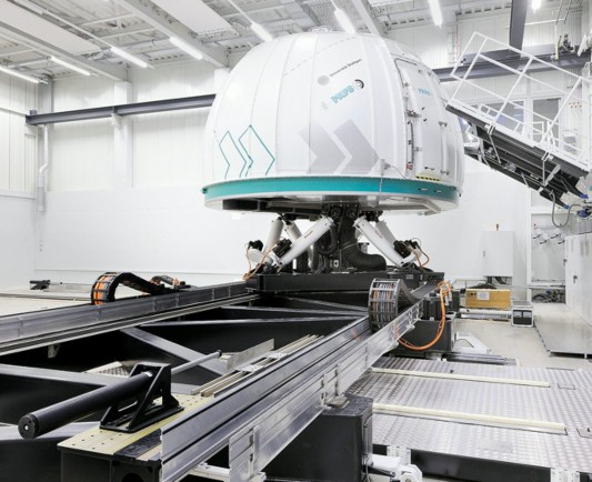 Intégration d'un amortisseur de choc dans un simulateur de conduite 