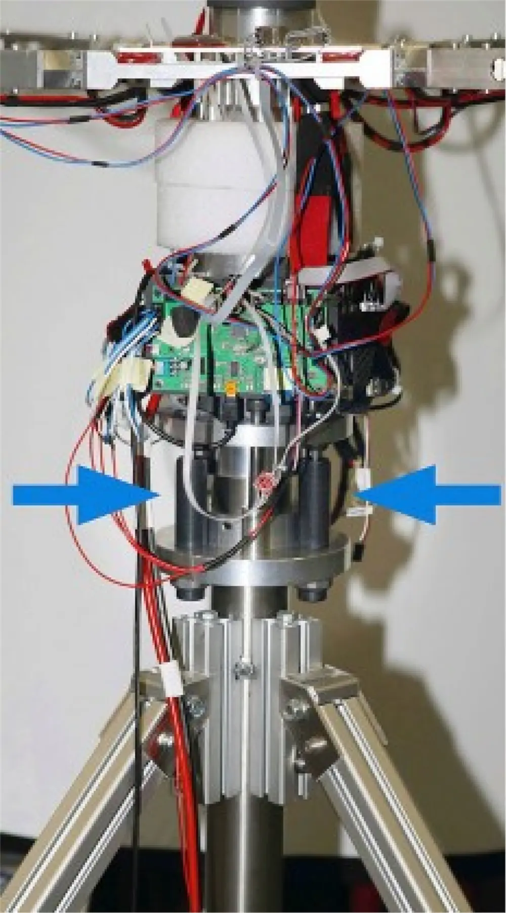 stootdemper in quadcopter