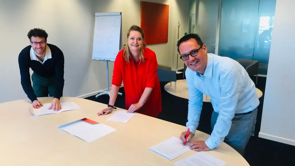 Anton Smagghe, Anneleen Vandewynckel en Danny Van Assche ondertekenden de samenwerkingsovereenkomst