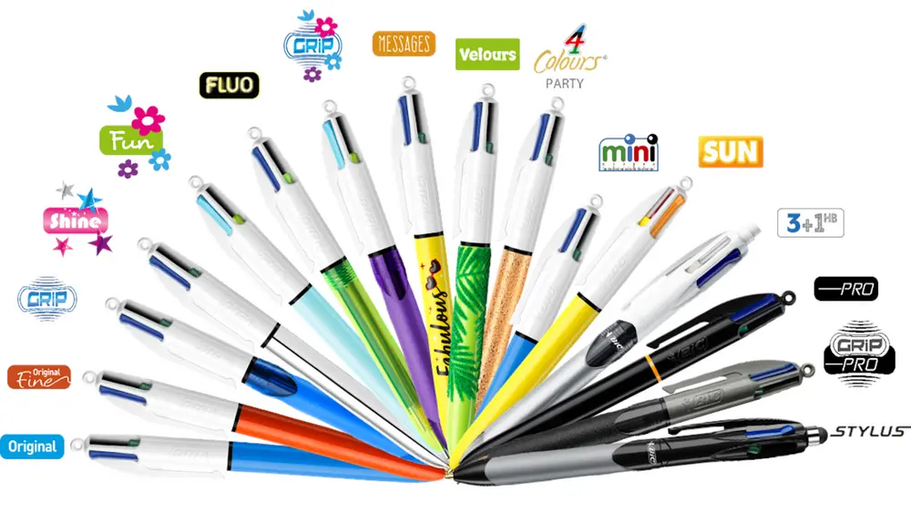 bic 4 kleuren balpen