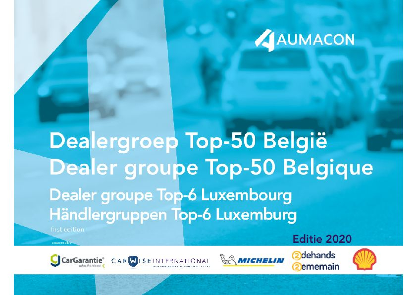 50 grootste autodealers samen goed voor 36% van de markt