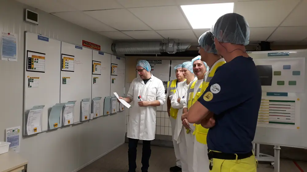 De onderhoudsploeg telt hier zo'n 30 medewerkers. De maintenance-organisatie rust op vier pijlers