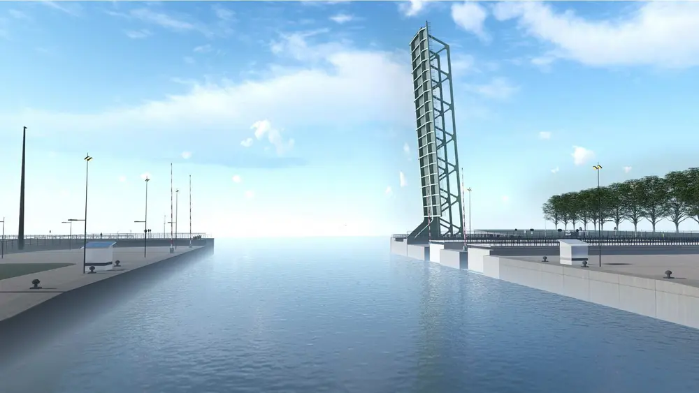 Het verniewde sluizencomplex moet toelaten dat voortaan ook grotere schepen toegang krijgen tot de Gentse zeehaven