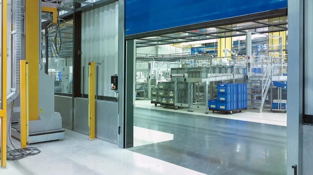 Portes à ouverture/fermeture rapide pour passages très fréquents