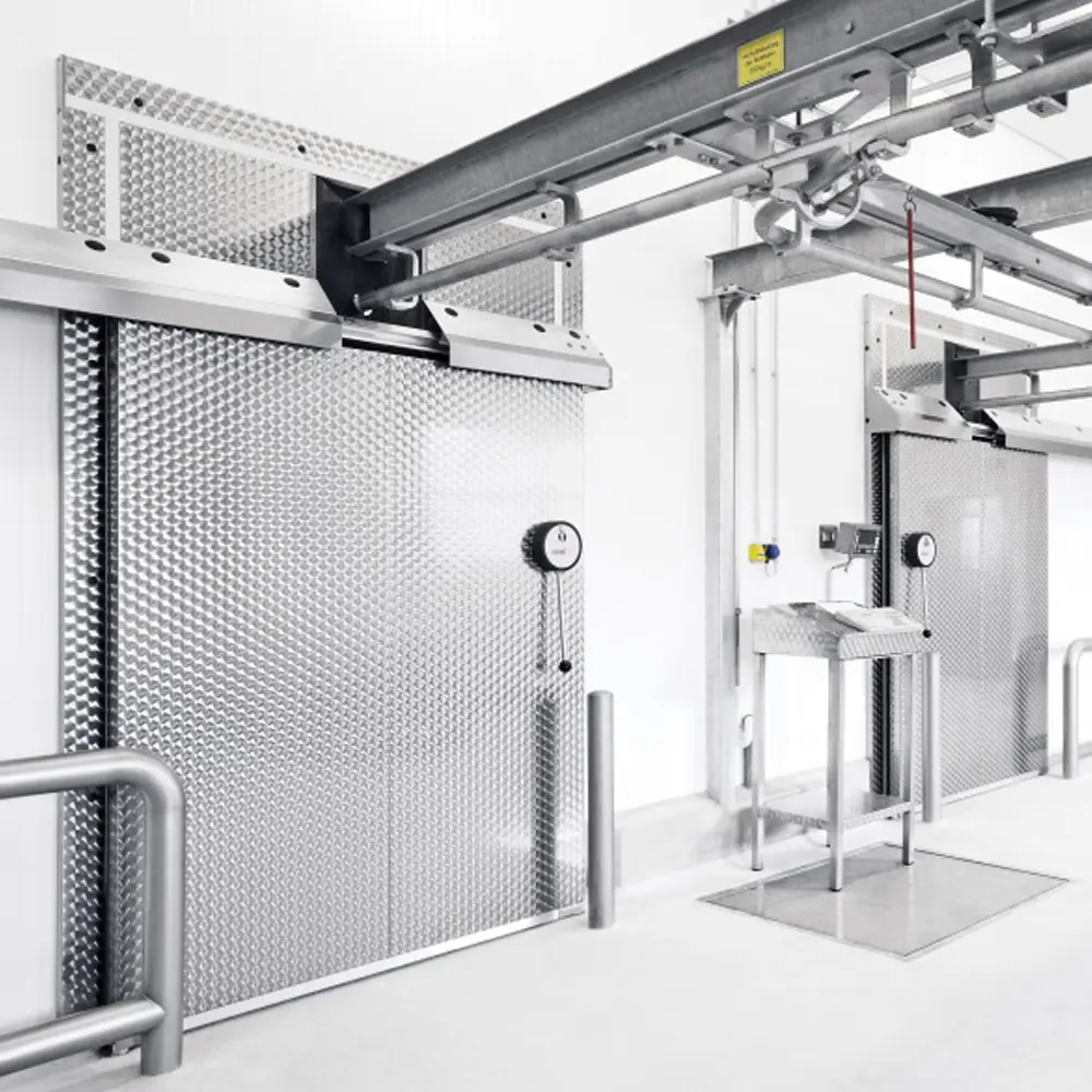 Koel-vriesdeuren en poorten met hoge tot zeer hoge isolatiewaarden