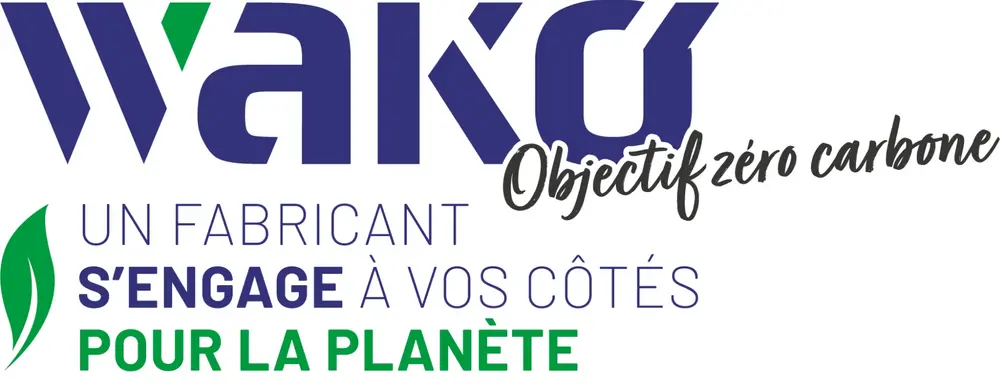 L'engagement de WAKO, c'est enfin une organisation écoresponsable à tous niveaux, respectueuse de l’environnement et avec un objectif précis: le zéro carbone!