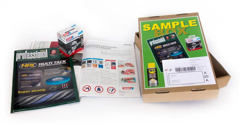 magazine sample box
