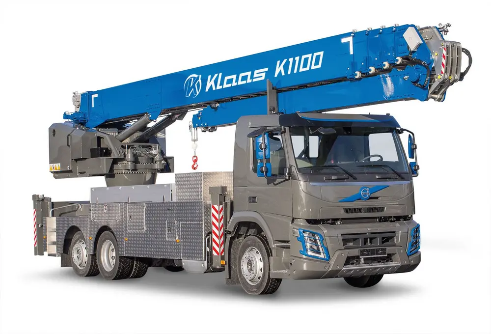 Met een maximale haakhoogte tot 60 m doet geen enkele aluminium kraan op vrachtwagen beter dan de K1100 RSX