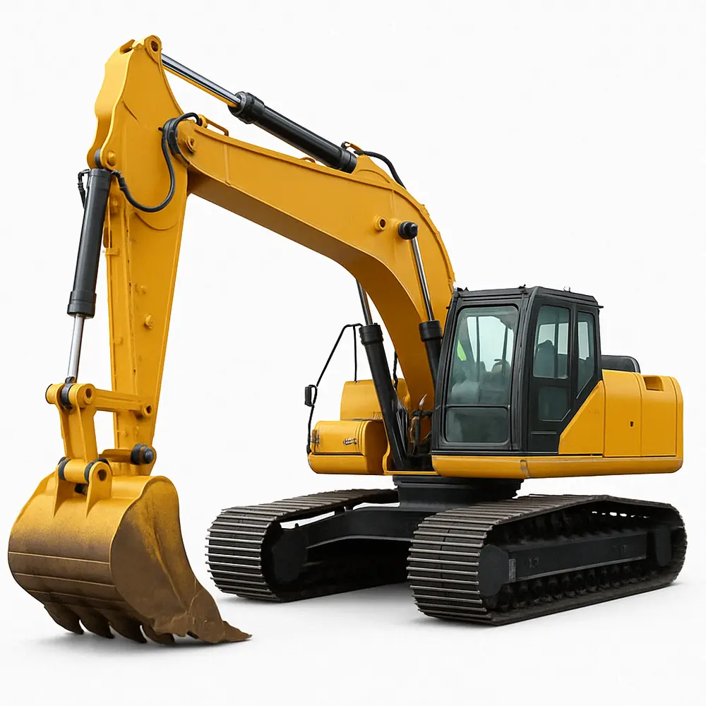 Grue d’excavatrice (enclumes)
